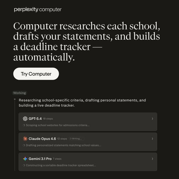 Perplexity working-transcript ad