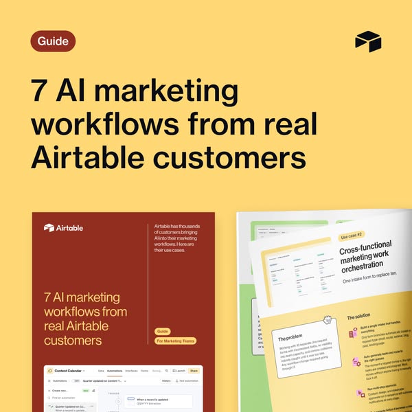 Airtable guide offer ad